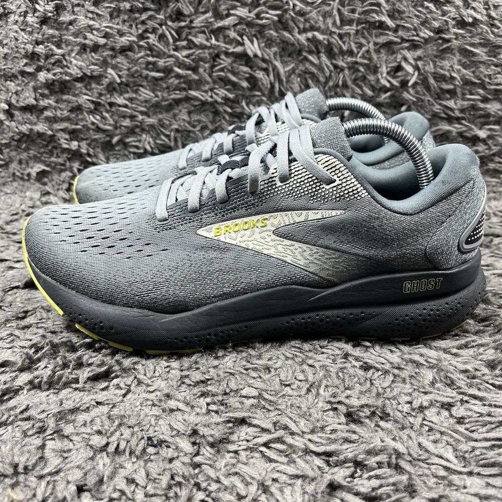 Brooks Ghost 16 Men's Size 9 2E Running Shoes Gray
